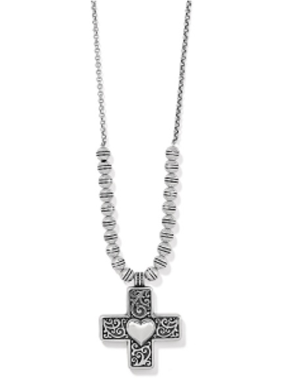 New with tags, Brighton Carlotta Heart Cross necklace